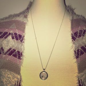 Pandora Locket Necklace with 3 Petite Charms